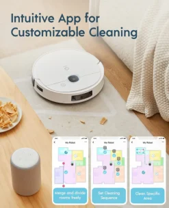 Yeedi Vac 2 Saugroboter Mit Wischfunktion, 3D-Hindernisvermeidung, 3000Pa Saugkraft, Visuelle Kartierung, Benutzerdefinierte Reinigung, Kompatibel Mit Absaugstation (exkl.) -Smart Kitchen Store 6a0bf54d2211be98fc8f352641e31300