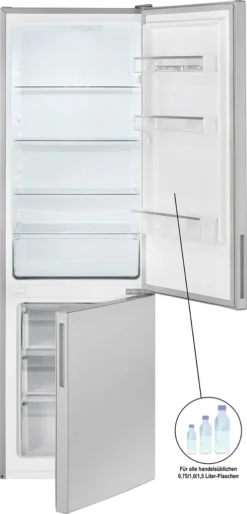 Bomann Kühl-/Gefrierkombination KG 7321.1 Easy Frost Inox-farben 262 Liter -Smart Kitchen Store 6be26e0a019f50dd86cded6997ce65a8