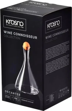 KROSNO Wine Connoisseur Wein Karaffe Rotwein Dekanter, 1000 Ml, Handgemacht 18 KROSNO Wine Connoisseur Wein Karaffe Rotwein Dekanter, 1000 Ml, Handgemacht -Smart Kitchen Store 6c47fc32514dfb597e0858d29631f0ff