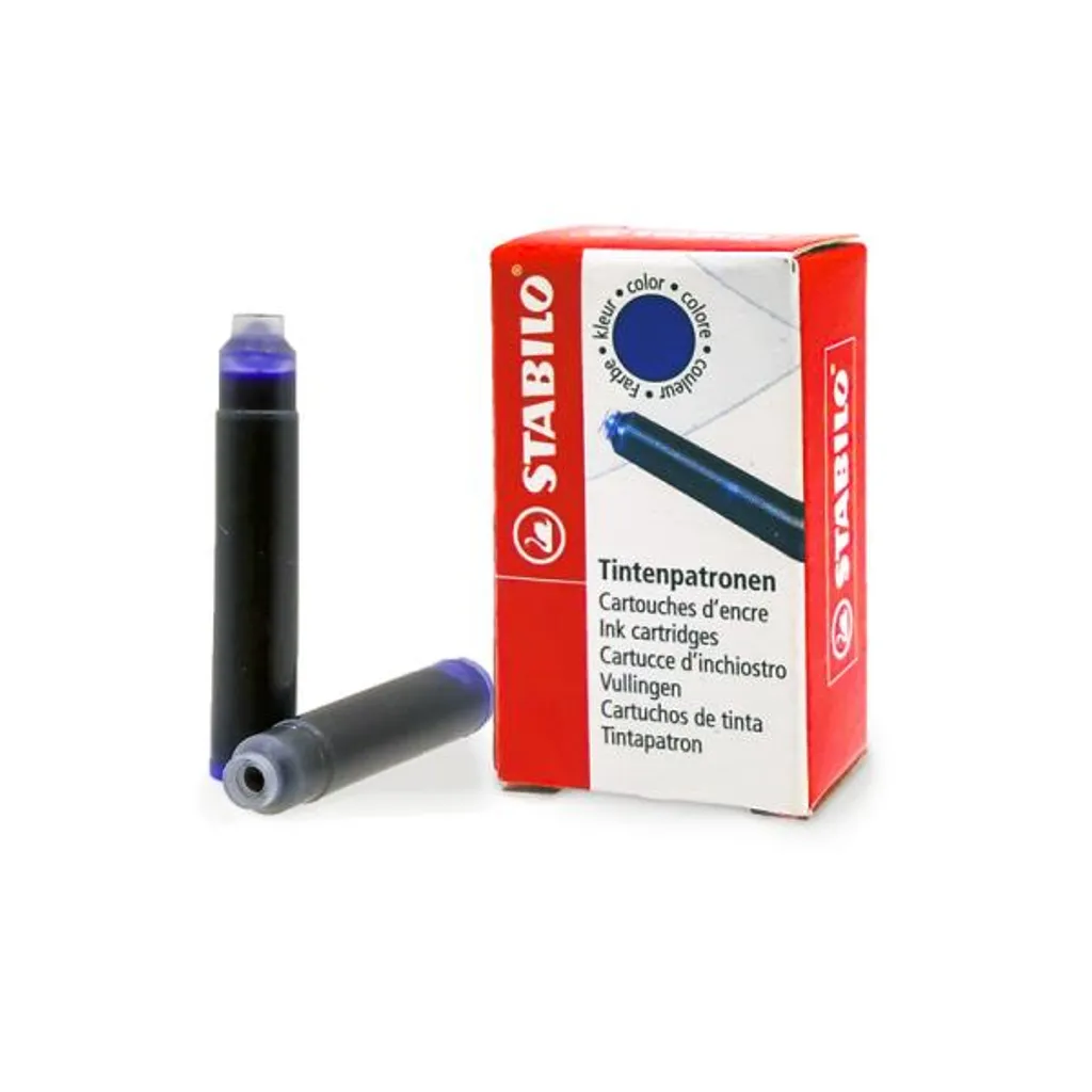 Tintenpatrone Zum Nachfüllen - STABILO Refill - 6er Pack - Blau (löschbar) 8 Tintenpatrone Zum Nachfüllen - STABILO Refill - 6er Pack - Blau (löschbar) – Bild 6