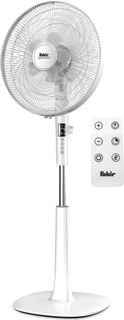 Fakir Premium | VC 60 DC Standventilator Oszillierend 28W 28 DB(A) Weiß -Smart Kitchen Store 71969a5718c5c50f5da6a2b9a8a6abd6