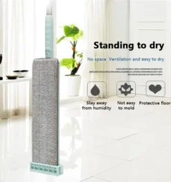Flat Squeeze Mop Freie Handwäsche Bodenreinigung Mop Faser Mop Pad Nass Und Trocken Verwenden Rotationsmop -Smart Kitchen Store 71c79192ecd20958f3c89d212b018845