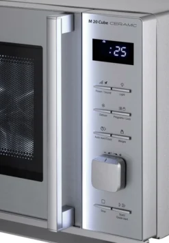 Caso M 20 Cube Ceramic Mikrowelle Silber 20L 800W LED-Display Kindersicherung -Smart Kitchen Store 720ec83ad3aadb3f5e6b0981e347e673
