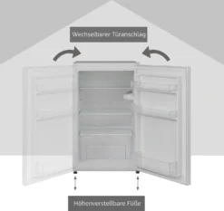 Telefunken CF-31-121-W Kühlschrank Weiß / 82,1 Cm 86kWh / 90 L Kühlteil / Türanschlag Wechselbar / Höhenverstellbare Füße -Smart Kitchen Store 7283c950625cc61245eaab93f77c8ec9