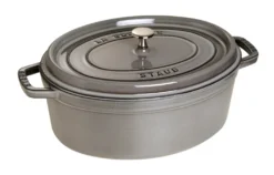 Staub Cocotte Oval Graphitgrau 33cm 40509-324-0 -Smart Kitchen Store 72880ebb697a50073019a95f341fa4a1