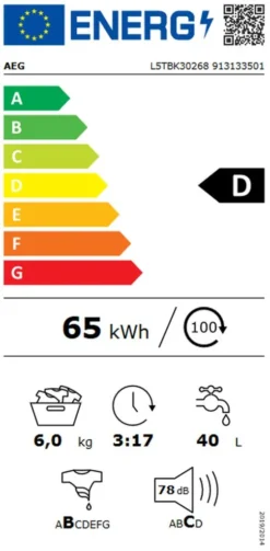 AEG - L5TBK30268 - Toplader - 6 Kg -Smart Kitchen Store 7306e98b8df7ba2bc03042d663a4e1f6