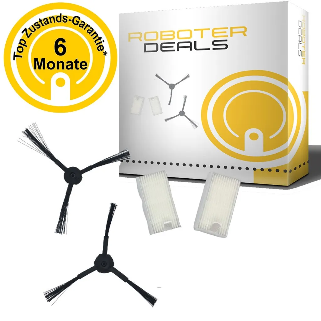 Roboter-Deals Zubehör Set Für Medion (2x Seitenbürsten & 2x Filter) 4 Roboter-Deals Zubehör Set Für Medion (2x Seitenbürsten & 2x Filter) – Bild 2