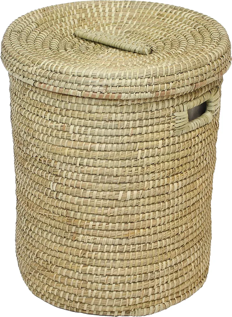 Wäschekorb Mit Deckel Klein, Maße Ø 40 X 50 8 Wäschekorb Mit Deckel Klein, Maße Ø 40 X 50 – Bild 6