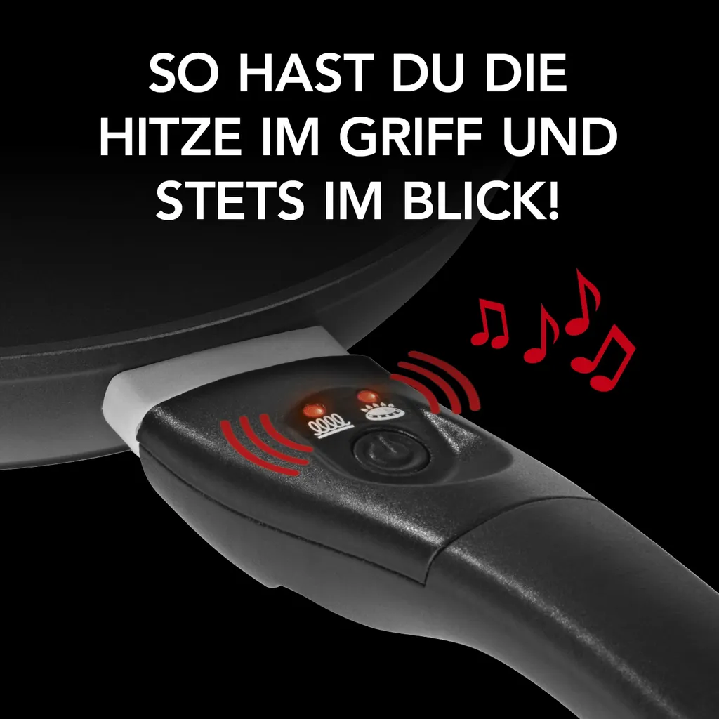 Pfanne Bratpfanne LED Anzeige Signalton Beschichtung Antihaft Induktion Kochen 5 Pfanne Bratpfanne LED Anzeige Signalton Beschichtung Antihaft Induktion Kochen – Bild 3