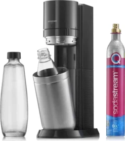 SodaStream DuoTitan Trinkwassersprudler, Inkl. 1x 1 Liter Glasflasche, 1x 1 Liter PET, 1 X Quick Connect Zylinder 30 SodaStream DuoTitan Trinkwassersprudler, Inkl. 1x 1 Liter Glasflasche, 1x 1 Liter PET, 1 X Quick Connect Zylinder -Smart Kitchen Store 75d72026f55a238ce1a0a539c57dd528