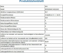 AEG - DPS5650AM - Flachschirm-Haube - Edelstahl - 60 Cm -Smart Kitchen Store 76764ebd4c193fbee7041dd7960d4e14