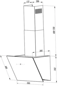 Dunstabzugshaube / Schräghaube Respekta CH 24060 WA 60cm Weiß 8 Dunstabzugshaube / Schräghaube Respekta CH 24060 WA 60cm Weiß -Smart Kitchen Store 76a4ea29f3f1f3502a15d30955a0d203