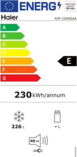 Haier H2F-220WSAA Gefrierschrank -Smart Kitchen Store 781ea7ec8cb91161fb6334f6fccd07f8