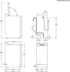 AEG L6TBE60279 Waschmaschine Toplader Freistehend 7 Kg ÖKO Lavamat 78 DB -Smart Kitchen Store 786bf2dd165c52b77f0b04c442b34ebf