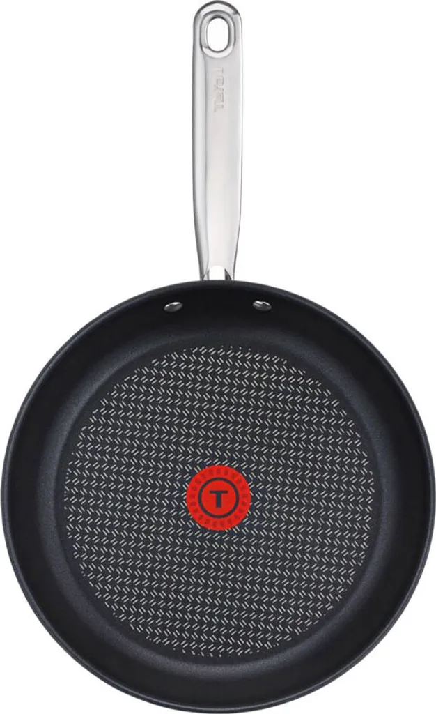 Tefal Ultimum Bratpfanne 24 Cm, Titanium Antihaftversiegelung, Thermo-Signal-Technologie, Gleichmäßige Hitzeverteilung, Backofengeeignet, Für Alle Gängigen Herdarten Inkl. Induktion 4 Tefal Ultimum Bratpfanne 24 Cm, Titanium Antihaftversiegelung, Thermo-Signal-Technologie, Gleichmäßige Hitzeverteilung, Backofengeeignet, Für Alle Gängigen Herdarten Inkl. Induktion – Bild 2