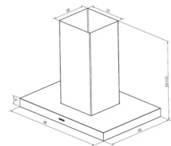 PKM Dunstabzugshaube Inselhaube Esse 8099GIS Z Touch Control Edelstahl 90cm -Smart Kitchen Store 78aa3181abfb0c21d6d6de40bf598a39