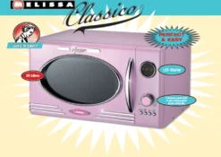 Melissa 16330125 CLASSICO Retro Pink Rosa 25 Liter Mikrowelle Mit Grill -Smart Kitchen Store 78c9f4c99c5012a85982bb7f83fe355f