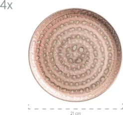 Mäser 931743 Kombiservice Spicy Market Für 4 Personen, Steingut, Rosa (1 Set, 16-teilig) -Smart Kitchen Store 78f29ef8ce451088031bc9a73e22bc94