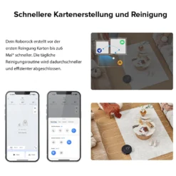 Roborock S8 Staubsauger Roboter Saugroboter 6000 Pa DuoRoller-Bürste VibraRise Wischen 3D-Mapping Reactive 3D-Hindernisumgehung (Schwarz) Mit 2pcs Mopp 26 Roborock S8 Staubsauger Roboter Saugroboter 6000 Pa DuoRoller-Bürste VibraRise Wischen 3D-Mapping Reactive 3D-Hindernisumgehung (Schwarz) Mit 2pcs Mopp -Smart Kitchen Store 7a0bc892bacb7553ff1520aef697a3a0