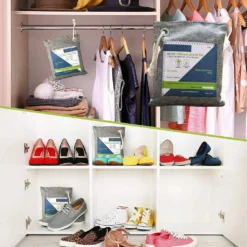 Nature Fresh Air Purifier Bags - Aktivierte Bambuskohle Luftreinigungsbeutel Geruchsbeseitiger Für Zu Hause, Aktivkohle Geruchsabsorber, Geruchsbeseitiger, Closet Deodorant, Autolufterfrischer -Smart Kitchen Store 7b16c3223f48fb3ac99a1d66a2856105