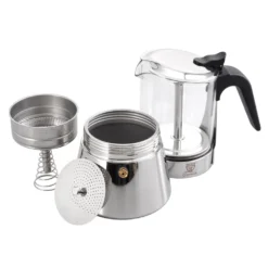 GRÄWE Espressokocher Mit Glaskanne, 9 Tassen -Smart Kitchen Store 7d4fc668716c5e8734f5c32b199849d8