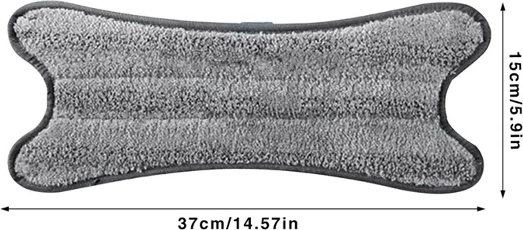 X-Type Mop Ersatz Mikrofaser Bodenwisch Ersatzkopf Waschbar Ersetzen Flachwischer, Haushaltsreiniger, 37*15cm 4 X-Type Mop Ersatz Mikrofaser Bodenwisch Ersatzkopf Waschbar Ersetzen Flachwischer, Haushaltsreiniger, 37*15cm – Bild 2