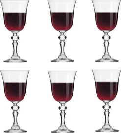 KROSNO Krista Kleine Rotweingläser, 6er-Set, 220 Ml -Smart Kitchen Store 7de053334aafabeed6dc0220731ce932