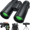 Usogood 12x50 Fernglas Erwachsene Wasserdicht, HD Kompakte Binoculars Ferngläser Mit Stativ Und Telefonadapter, Für Die Vogelbeobachtung, Jagd, Wandern, Geschenke, 12X Zoom, 1000m Sichtfeld -Smart Kitchen Store 800bac139dd699906ce178473fcd81be