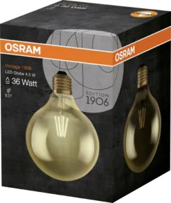 Osram LED Leuchtmittel Vintage 1906 Globe E27 4W Warmweiß, Amber 25 Osram LED Leuchtmittel Vintage 1906 Globe E27 4W Warmweiß, Amber -Smart Kitchen Store 8046a2c49f7847251ba370c7017909cc