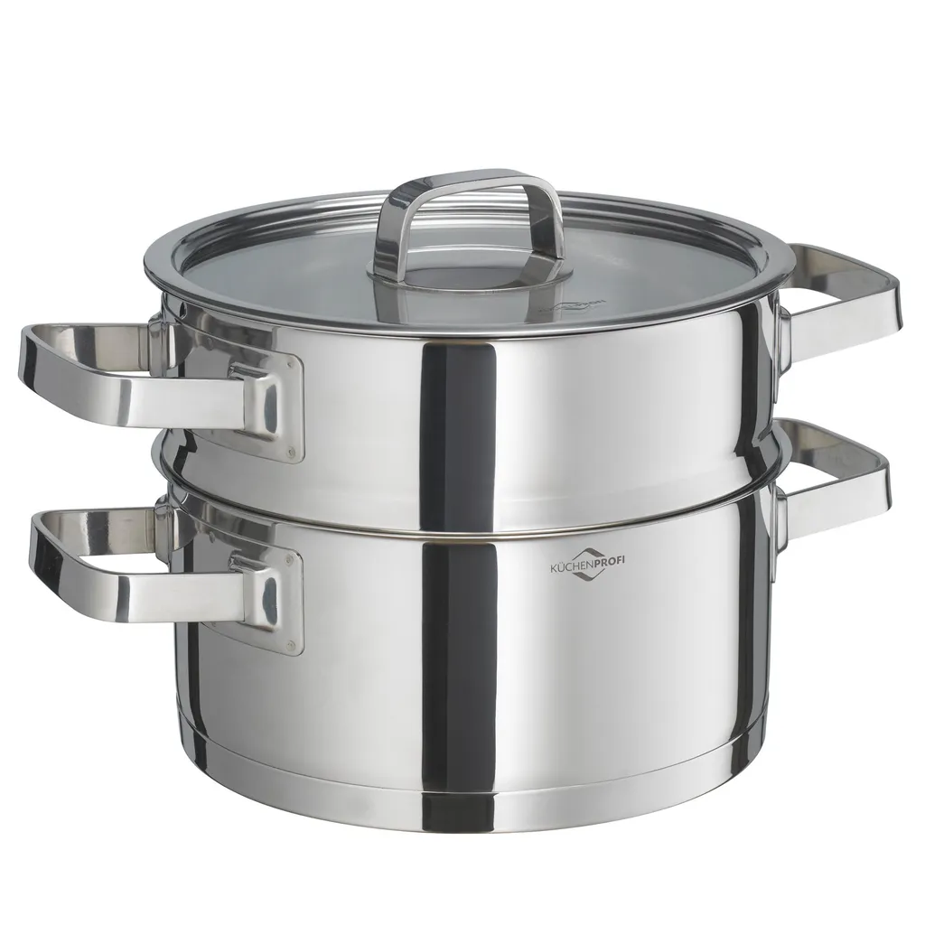 Küchenprofi Kochtopf Mit Dämpfeinsatz SAN REMO, 20 Cm COOK 2390022820 3 Küchenprofi Kochtopf Mit Dämpfeinsatz SAN REMO, 20 Cm COOK 2390022820