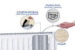 Wenko Flachheizkörper-Bürste -Smart Kitchen Store 809cda77e79b640548f2fab58b322a17