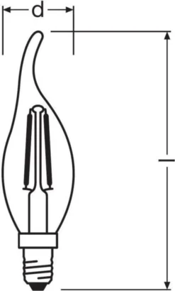 Osram LED Leuchtmittel Superstar Classic BA 40 E14 5 W Dimmbar Klar -Smart Kitchen Store 80cf8cf1efd6034c817198c23bc01c08