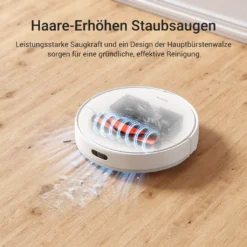 Dreame D10 Plus Saugroboter Mit Absaugstation(2,5 L) Saug- & Wischroboter Auto-Empty Dock App Sprachsteuerung For Pet Hair, Carpet, Hard Floor -Smart Kitchen Store 80ee3522506eba623123cc237b8de99b