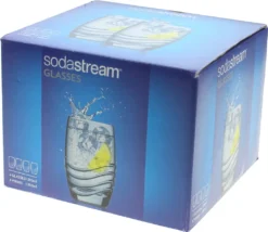 Sodastream Trinkglas 4er-Pack, Passend Zu Sodastream-Glaskaraffen -Smart Kitchen Store 818dcb4b187e25bbbe0443e5f87b8a73