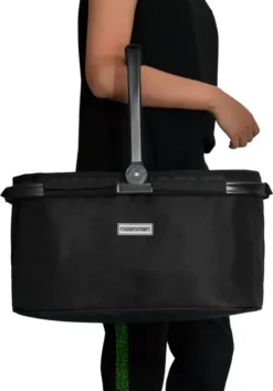 Anndora Einkaufskorb - Schwarz (22 Liter) - Schwarz -Smart Kitchen Store 81d4b8aef90e2085bcf006357d29d55c