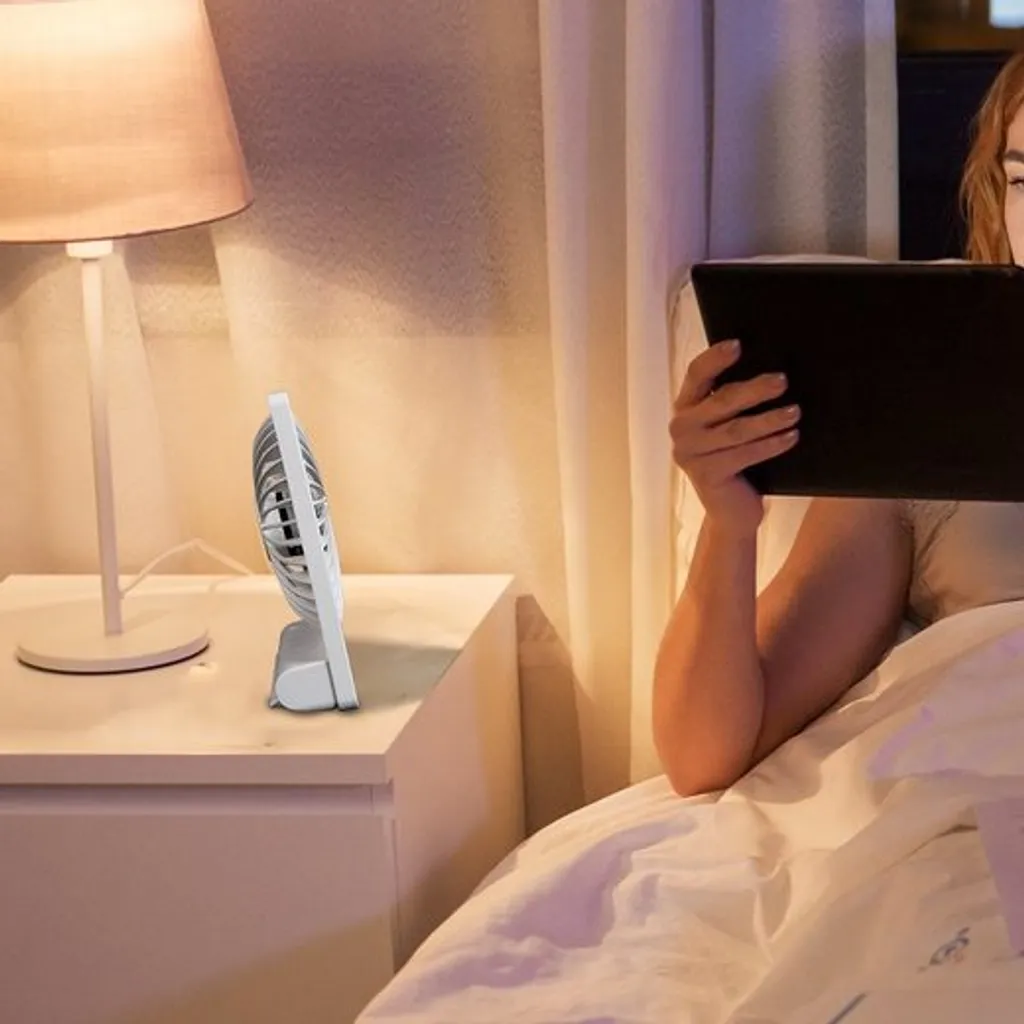 BIGTREE Tischventilator Leiser USB Tischventilator Wiederaufladbarer Ventilator 8 BIGTREE Tischventilator Leiser USB Tischventilator Wiederaufladbarer Ventilator – Bild 6