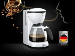 BRAUN Kaffeemaschine KF 520/1 Weiß -Smart Kitchen Store 82b3984f1b5229937b19a10c0357d4a6