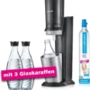 SodaStream Crystal 2.0 Vorteilspack Wassersprudler, Titan, Mit 3 Karaffen 1 SodaStream Crystal 2.0 Vorteilspack Wassersprudler, Titan, Mit 3 Karaffen -Smart Kitchen Store 82cf1cf2a2b5ded8c3eeed8c0b6115c6