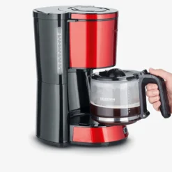 SEVERIN Kaffeemaschine KA 4817 TYPE 1.000 W Rot / Schwarz 33 SEVERIN Kaffeemaschine KA 4817 TYPE 1.000 W Rot / Schwarz -Smart Kitchen Store 835243c51e0fce43c7883b8326d102dd