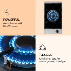 Klarstein Alchemist Gaskochfeld . Wokbrenner Aus Aluminium , Inklusive Schlauch Und Druckminderer , Elektrische Zündung , Für Flüssig- Oder Erdgas , Glaskeramik 11 Klarstein Alchemist Gaskochfeld . Wokbrenner Aus Aluminium , Inklusive Schlauch Und Druckminderer , Elektrische Zündung , Für Flüssig- Oder Erdgas , Glaskeramik -Smart Kitchen Store 83845ca551c98c7cfcd653c0d8fa0950