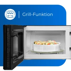 Exquisit Mikrowelle MW717-070G Schwarz | 700 Watt | Timer | 900 Watt Grill -Smart Kitchen Store 83f3a8959efb85e4e47b9aea4bfa1241