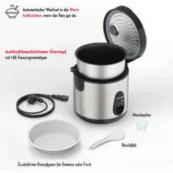 THOMSON THRC918X - Reiskocher - Silber/schwarz 16 THOMSON THRC918X - Reiskocher - Silber/schwarz -Smart Kitchen Store 843e7cc3b5748c5921564207c3e96ab9