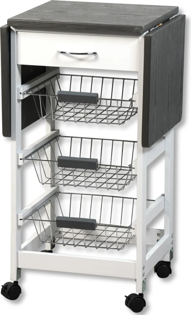 Kesper Küchenwagen Mit Erweiterbarer Arbeitsfläche 2581613 4 Kesper Küchenwagen Mit Erweiterbarer Arbeitsfläche 2581613 – Bild 2