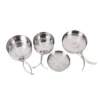 4 Teile / Satz Edelstahl Faltbarer Und Stapelbarer Campingtopf Kompakte Campingpfannen -Smart Kitchen Store 85018bdb63b67ad9da96a63e26d3868f