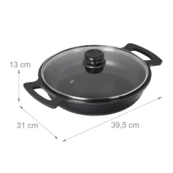 Relaxdays Servierpfanne Mit Deckel 15 Relaxdays Servierpfanne Mit Deckel -Smart Kitchen Store 8683c5f08e15242fbe7999a22b241309