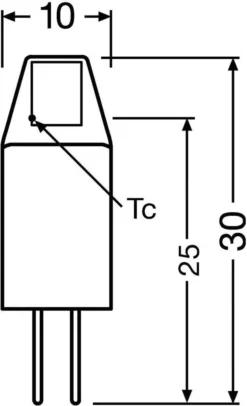 Osram LED Stiftsockelleuchte Micro 12V G4 1W Warmweiß, Klar -Smart Kitchen Store 86b9a2744508733d9939fa798842c737