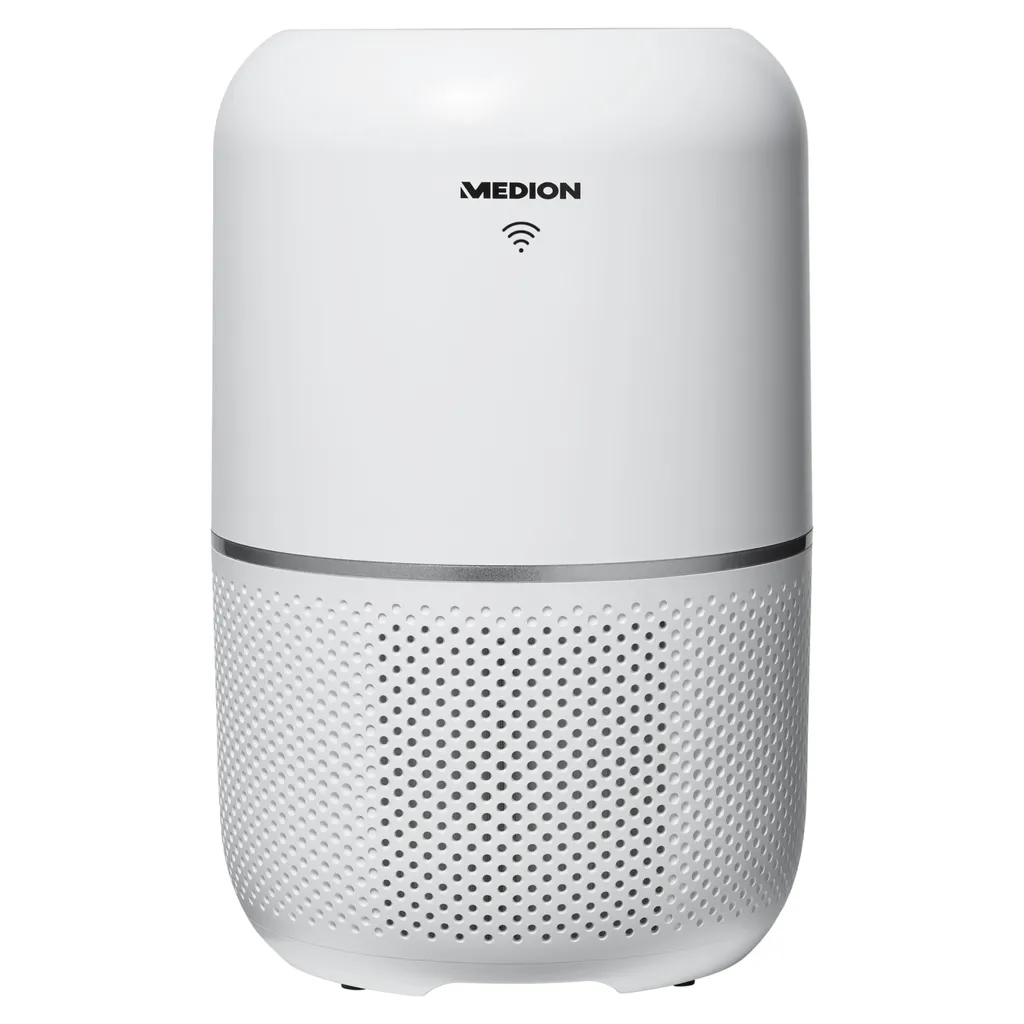 MEDION Smarter Luftreiniger (UV-Licht, HEPA H13 Filter, Reduziert Verunreinigungen Aerosole Pollen Staub Tierhaare, Bis 34 M², Schlaffunktion, App-Steuerung, Luftqualitätsanzeige, 35 Watt, MD 19878) 5 MEDION Smarter Luftreiniger (UV-Licht, HEPA H13 Filter, Reduziert Verunreinigungen Aerosole Pollen Staub Tierhaare, Bis 34 M², Schlaffunktion, App-Steuerung, Luftqualitätsanzeige, 35 Watt, MD 19878) – Bild 3