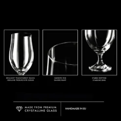 KROSNO Harmony Lager Biergläser, 6er-Set, 500 Ml -Smart Kitchen Store 8722faaf9531f2324f0b0432e42330f8