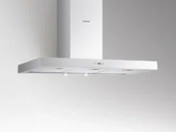 Silverline VEW 800 E Vera Eco 80cm, 800m3/h Freiblasend Edelstahl, Wandhaube,