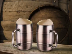 APS Bierkrug 2-er Set Humpen Aus Edelstahl Kupferbecher Bierseidel Metallbecher -Smart Kitchen Store 88aa043f58b81bf01414e84bf94c4b11